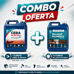 COMBO ✨ Cuñete Cera Plástica ECO + Medio Cuñete Sellador Polimérico