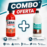 COMBO ✨ Litro Cera Plástica ECO + Litro Sellador Polimérico