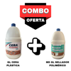 COMBO ✨ Galón Cera Plástica ECO + Medio Galón Sellador Polimérico
