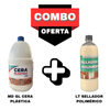 COMBO ✨ Medio Galón Cera Plástica ECO + Litro Sellador Polimérico