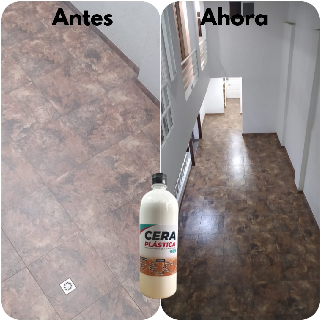 Medio Cuñete Cera Plástica ECO para Pisos Rústicos ✨🏠  ⭐⭐⭐⭐⭐