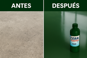 Medio Cuñete Cera Plástica ECO para Pisos Rústicos ✨🏠  ⭐⭐⭐⭐⭐